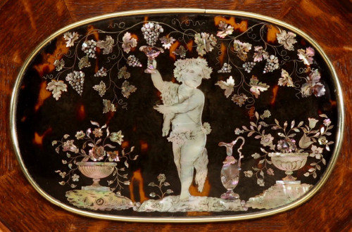 An Exceptional And Beautiful Inlaid Tortoiseshell Plaque